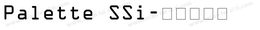 Palette SSi字体转换